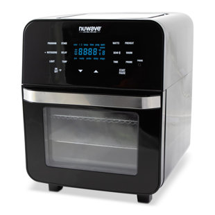 Nuwave 1500w 10qt hotsell digital air fryer black